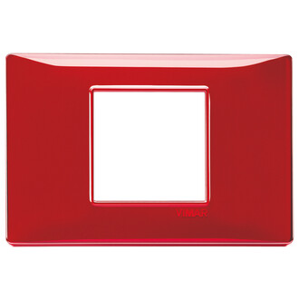 Накладка на 2 модуля центрально рефлекс 'рубин'