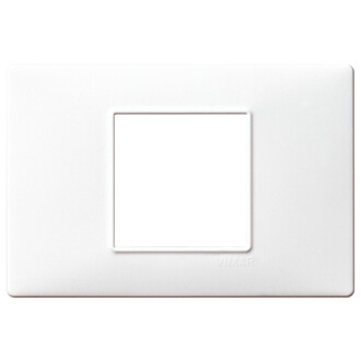 Накладка на 2 модуля центрально белый