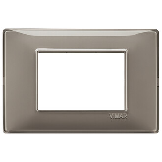 Накладка на 3 модуля рефлекс 'пепельная'