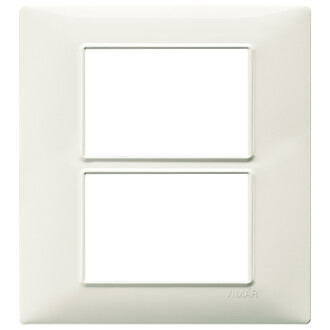 Накладка на 6 модулей (3+3) слоновая кость