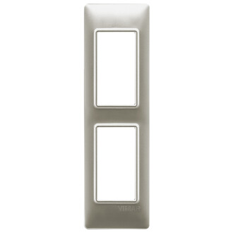 Накладка на 2 модуля для панелей никель матов