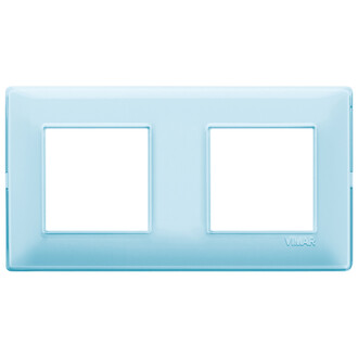 Накладка на 4 модуля (2+2) 71мм рефлекс 'вода'