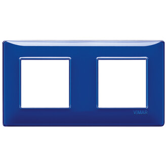 Накладка на 4 модуля (2+2) 71мм рефлекс 'сапфир'