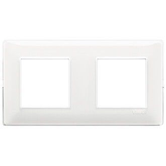 Накладка на 4 модуля (2+2) 71мм рефлекс снежная