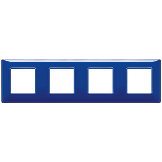 Накладка на 8 модулей (2+2+2+2) 71мм рефлекс 'сапфир'